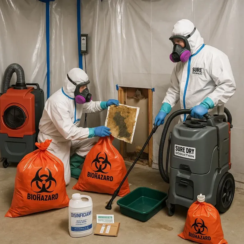 Contaminated Water Handling Protocols process in Champion Heights, OH