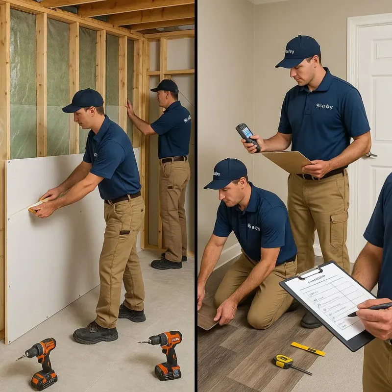 Repairs and Reconstruction process in Champion Heights, OH